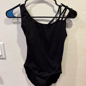 Black Kids One Piece Swimsuit